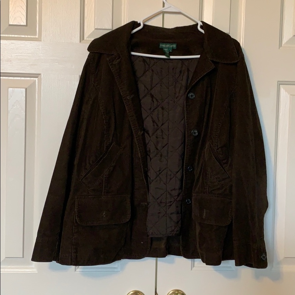 Ralph Lauren Jeans brand corduroy jacket, brown
